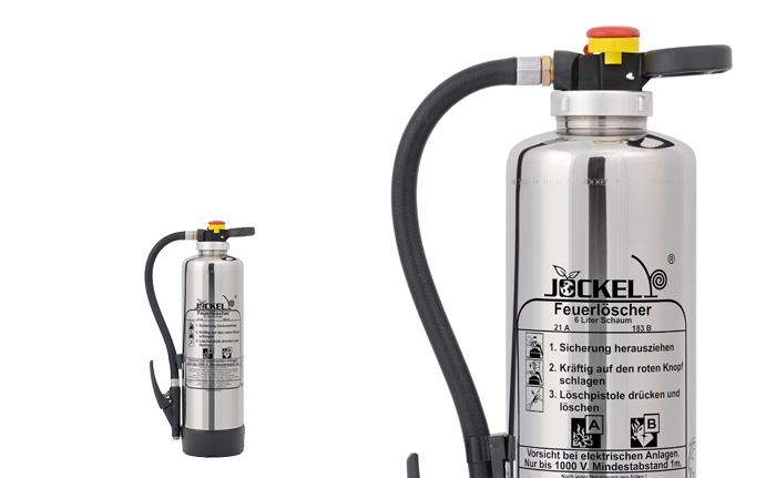 Chrom Design Feuerlöscher